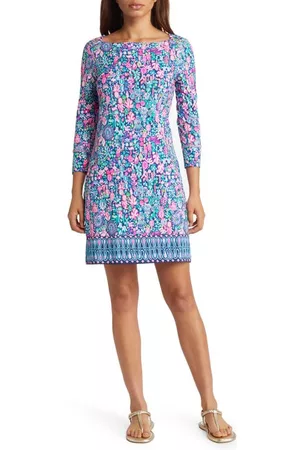 Lilly Pulitzer® Women Shift Dresses - Sophie UPF 50+ Shift Dress in Low Tide Navy Jewely at Nordstrom