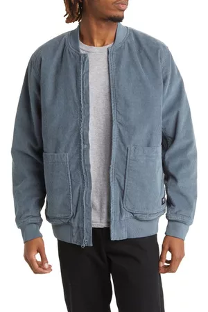 Vans Bomber Jackets - Carlson Corduroy Bomber Jacket in Stormy Weather at Nordstrom