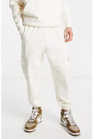 ASOS Oversize Cargo Joggers in White at Nordstrom