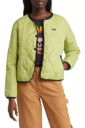 Vans Forces Reversible Liner Jacket in Fern/Four Leaf Clover at Nordstrom