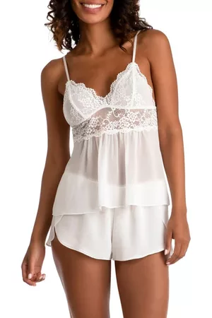 Jonquil Camisoles - Lillian Camisole & Shorts Set in Ivory at Nordstrom