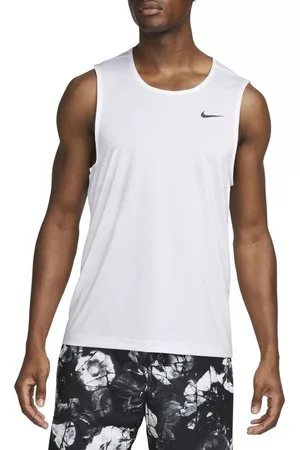 Nike Tank Tops - Dri-FIT Ready Tank in White/black at Nordstrom