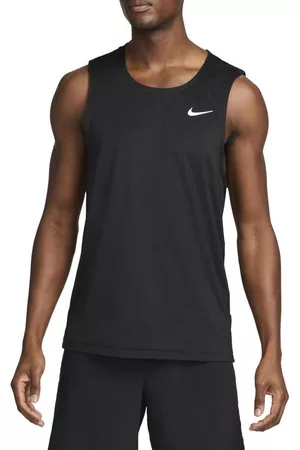 Nike Tank Tops - Dri-FIT Ready Tank in Black/cool Grey/white at Nordstrom