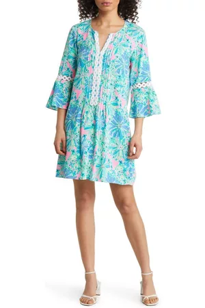 Lilly Pulitzer® Hollie Floral Shift Dress in Soleil Pink Good Hare Day at Nordstrom