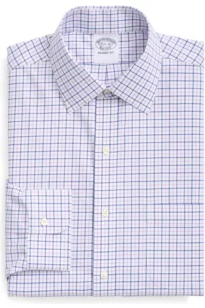 Brooks Brothers Women Casual Dresses - Archive Non-Iron Regent Fit Dress Shirt in Lavender at Nordstrom