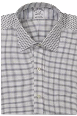 Brooks Brothers Women Casual Dresses - Non-Iron Regent Fit Dress Shirt in Gingnavy at Nordstrom