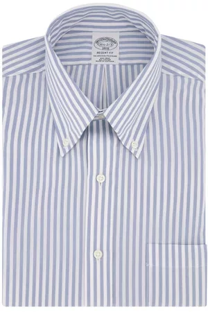 Brooks Brothers Women Casual Dresses - Non-Iron Regent Fit Dress Shirt in Clsscstpltblue at Nordstrom