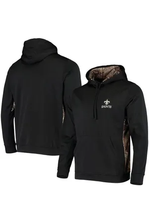 Men's Dunbrooke Black/Realtree Camo New Orleans Saints Logo Ranger Pullover Hoodie