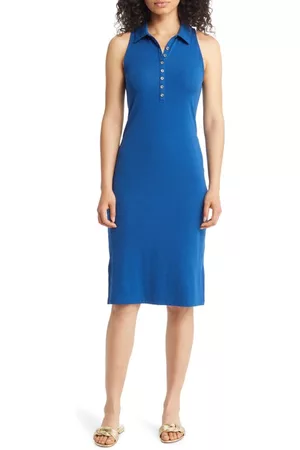 Lilly Pulitzer® Women Casual Dresses - Reema Sleeveless Polo Dress in Aegean Navy at Nordstrom