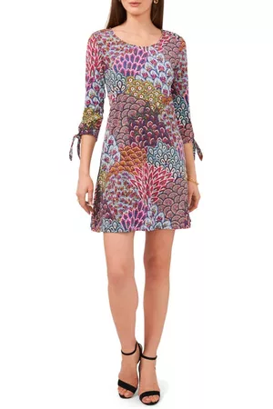 Chaussmoi Women Printed & Patterned Dresses - Print Swing Dress in Sunlight Multi at Nordstrom