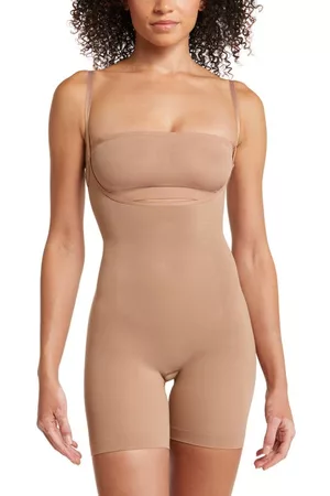 SKIMS Women Bodies - Butt Enhancing Open Bust Bodysuit in Sienna at Nordstrom