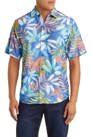 Tommy Bahama Men's Floral Bali Border Silk Shirt