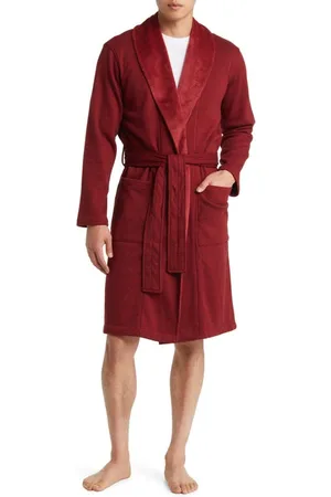 Missoni zigzag towelling-cotton robe - Red