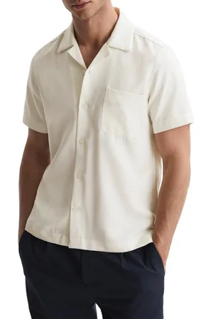 Buy Reiss Mozart Monogram Button-Through Shirt from Next USA