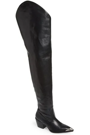 Malyx leather over-the-knee boots