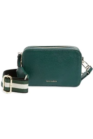 Ted Baker Esille Leather Cross-body Bag in Green