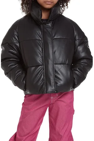 Sonia Rykiel Enfant Girls Silver Puffer Jacket & Pink Jogger Pants