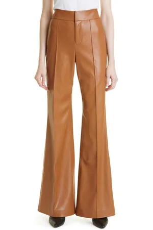 ALICE + OLIVIA Satin wide-leg pants