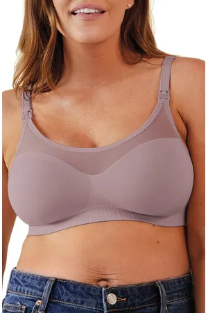 Sheer and Lace Beau Wired Plunge Bra (A-E)