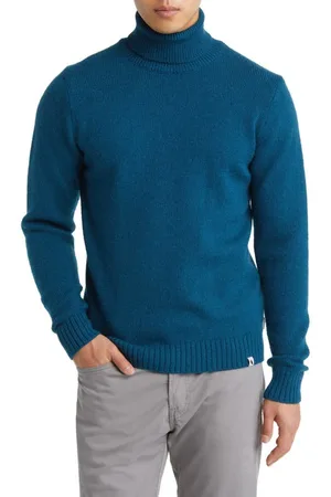 Men's Wool Waffle Knit Sweater