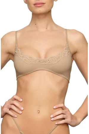 SKIMS Fits Everybody Corded Lace Scoop Bralette - Sienna