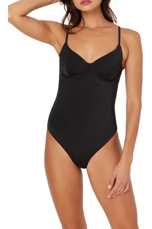 Delacroix Ruched Chlorine Resistant One-Piece Swimsuit