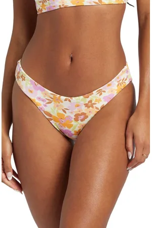 BILLABONG Field Of Dreams High Waist Thong Bikini Bottom - Multi floral