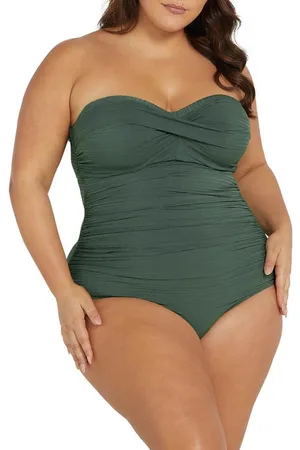 Raisins Curve Trendy Plus Size Lucia Tummy-Control Swimdress - Macy's