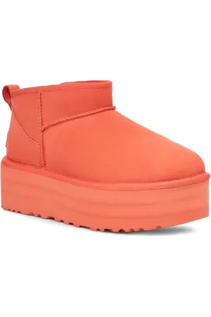 Neon orange booties sale