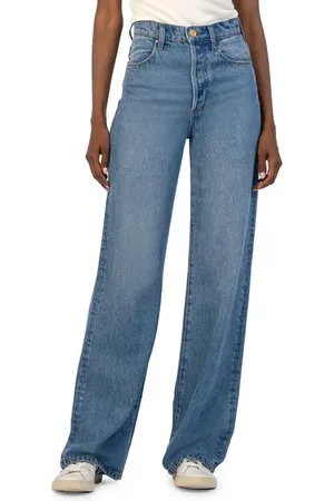 SPANX® Wide Leg Pull-On Jeans