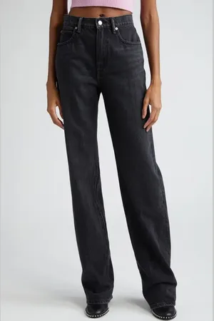 Straight & Fringe Pants - Gray - women - Shop your favorite brands