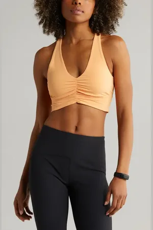 Zella Studio Luxe Asymmetric Sports Bra, Nordstrom