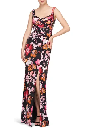 Kay Unger Nicole Floral Column Dress in at Nordstrom, Size 4