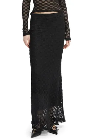 Bardot Adoni Floral Lace Maxi Skirt in at Nordstrom, Size 4