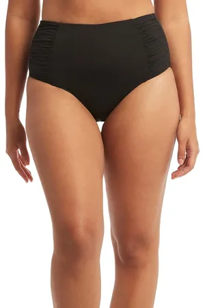 SEA LEVEL High Waist Gathered Side Swim Bottoms in at Nordstrom, Size 6 Us