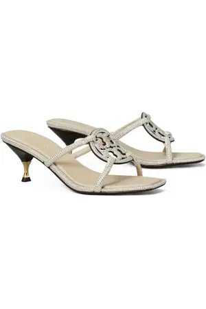 Tory Burch Miller Bomb?? Pav?? Kitten Heel Slide Sandal in at Nordstrom, Size 6.5