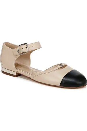 Sam Edelman Rylie Ankle Strap Cap Toe Flat in at Nordstrom, Size 6