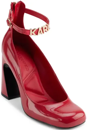 Karl Lagerfeld Pavla Ankle Strap Pump in at Nordstrom, Size 9
