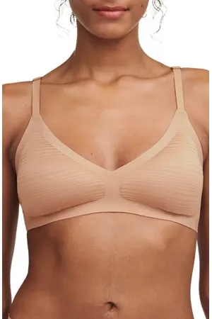 Chantelle Jacquard Stripe Mesh Bralette in at Nordstrom, Size Medium