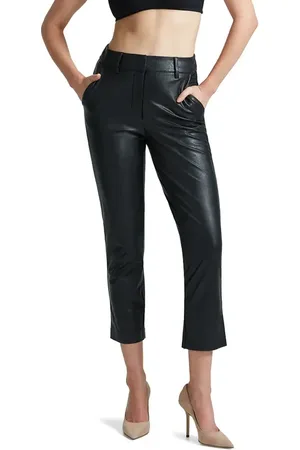 Commando Tapered Faux Leather Crop Pants in at Nordstrom, Size Small