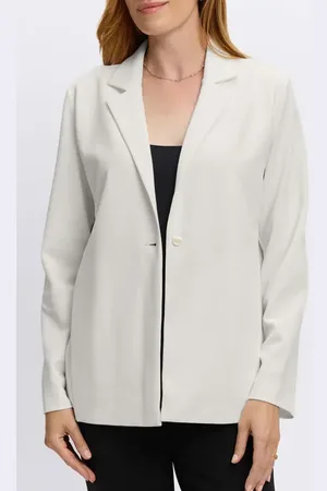 Foxcroft Morgan Crepe Knit Blazer in at Nordstrom, Size X-Small