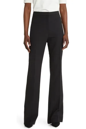 HUGO BOSS Tuleah Wool Flare Pants in at Nordstrom, Size 0