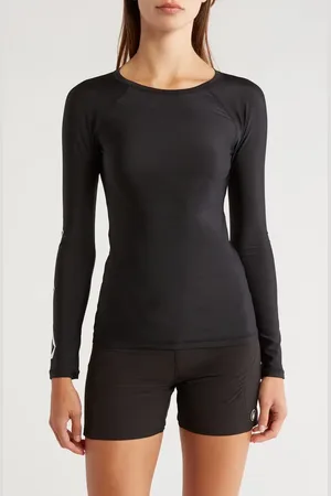 Volcom Simply Core Long Sleeve Rashguard in at Nordstrom, Size X-Small