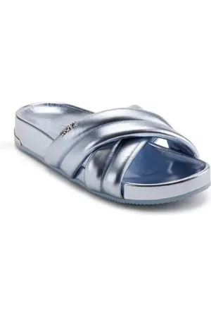 DKNY Crisscross Strap Slide Sandal in at Nordstrom, Size 6