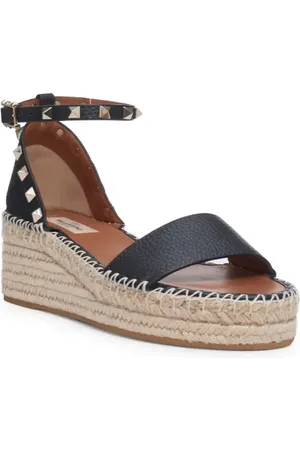 VALENTINO GARAVANI Rockstud Espadrille Platform Sandal in at Nordstrom, Size 7Us