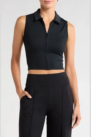 Travis Mathew Midline Zip Polo Tank in at Nordstrom, Size X-Small