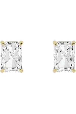 Jennifer Fisher 18K Gold Radiant Lab Created Diamond Stud Earrings in at Nordstrom, Size 1 Ct Tw