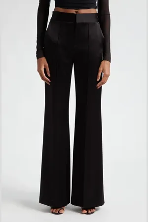 ALICE+OLIVIA Dylan High Waist Wide Leg Pants in at Nordstrom, Size 0