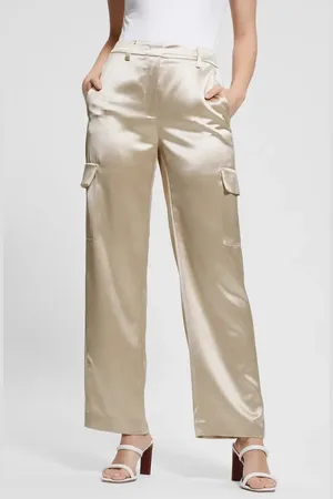 Guess Megan Satin Cargo Pants in at Nordstrom, Size Medium