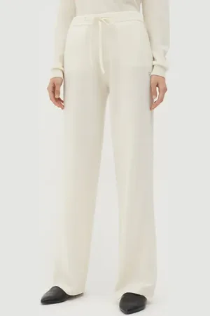Chinti & Parker Pure Cashmere Wide Leg Pants in at Nordstrom, Size Medium